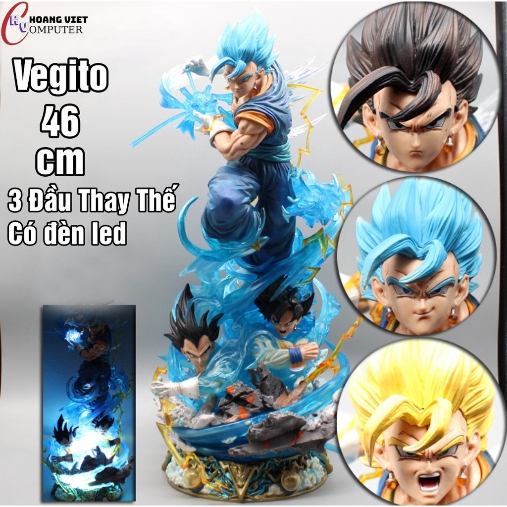 Mô hình Vegito có đèn led cao 46cm rất đẹp - Mẫu mới Dragon Ball