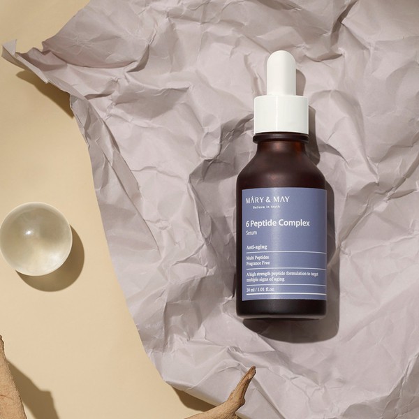 Tinh chất chống lão hóa phục hồi căng bóng Mary & May 6 Peptide Complex Serum 30ml