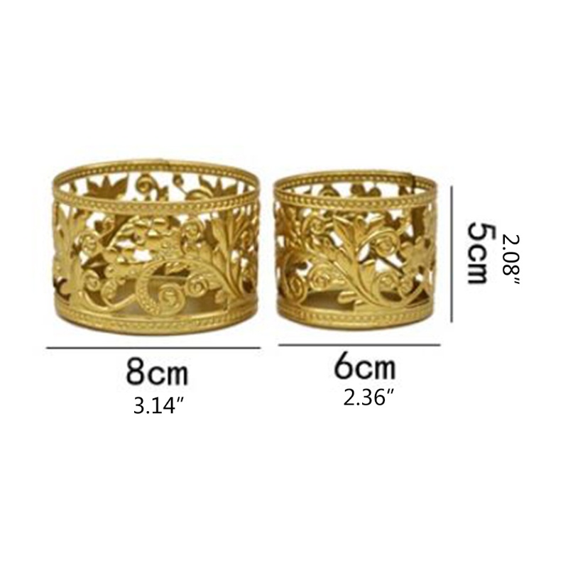 Giá Đỡ Đèn Cầy Bằng Sắt Thiết Kế Đục Lỗ Độc Đáo Trang Trí Nhà Cửa /