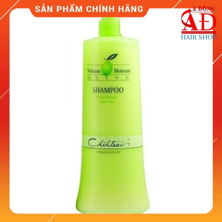 [Chính hãng] [Siêu rẻ] DẦU GỘI SIÊU MƯỢT TÓC KHÔ CHIHTSAI VOLUME MOISTURE OLIVE SHAMPOO 1000ML