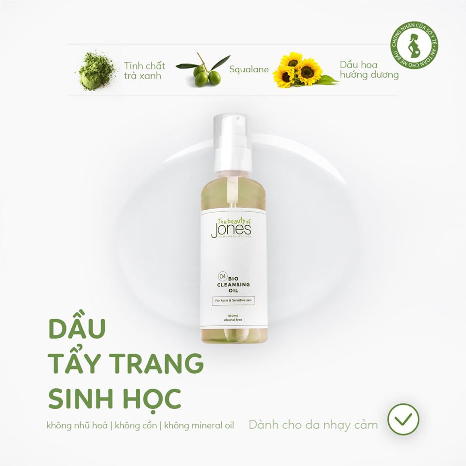 Dầu tẩy trang cho nam Squalane Bio Cleansing Oil 100ml