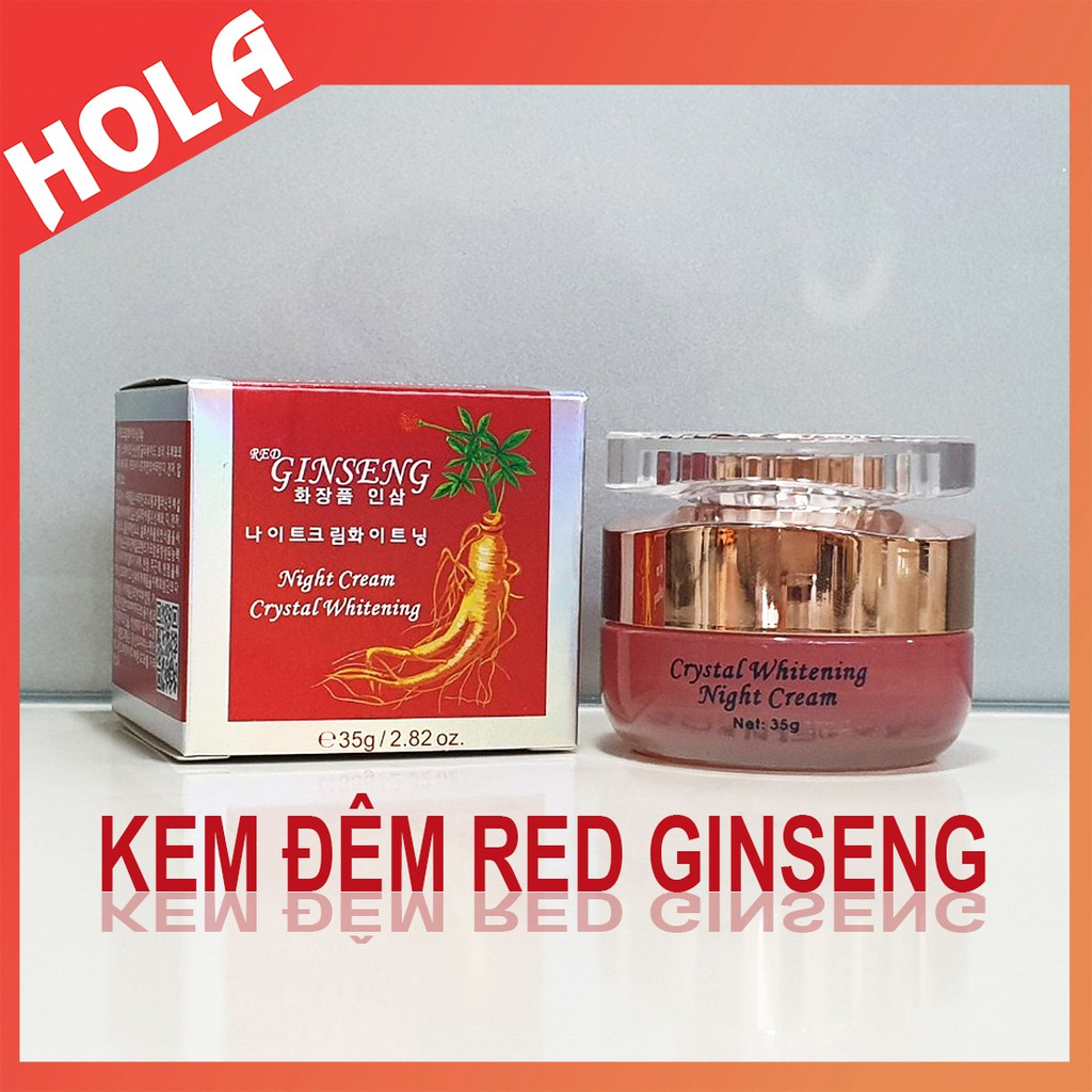 [CHÍNH HÃNG] Kem đêm Red Ginseng Hồng Sâm, giúp làm sạch nám tàn nhang và dưỡng trắng da, kem sâm, mỹ phẩm Ginseng.