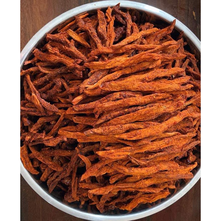 Khô bò que Hồng Ngự  loại 1 TRAMSHOP1993 cay đậm vị ngon túi 1kg