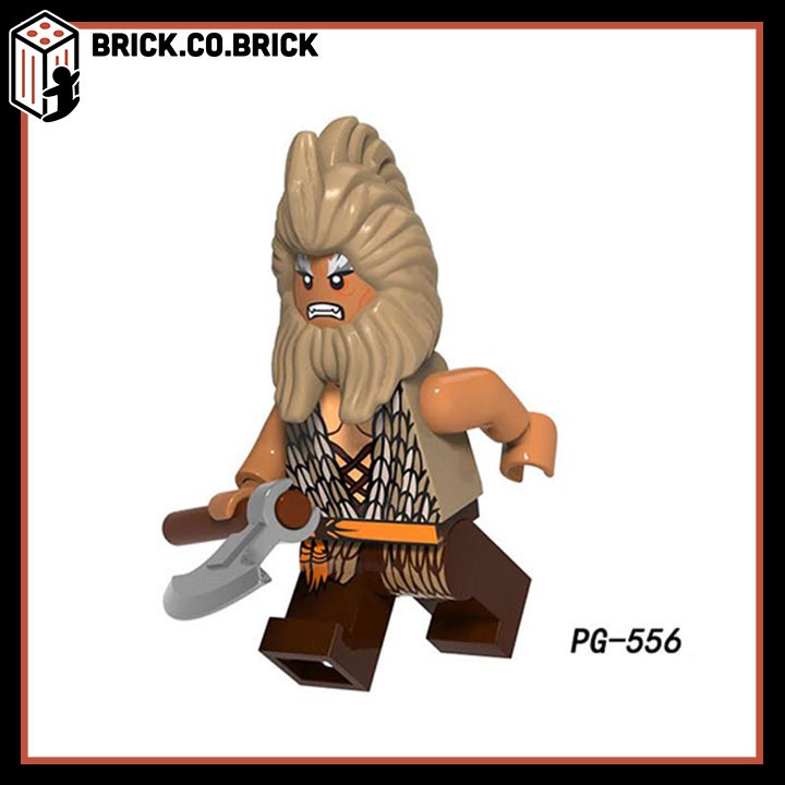 Lord of the Rings Đồ Chơi Non LEGO Lính Trung Cổ Trò Chơi Vương Quyền và Minifigure Castle PG8160