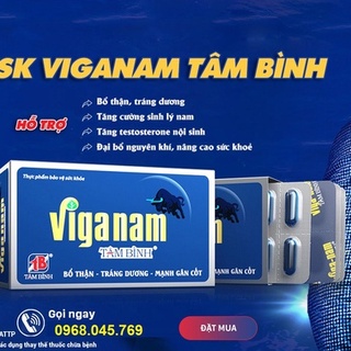 Viên uống VIGANAM TÂM BÌNH bổ thận tráng dương, tăng cường sinh lực, cải thiện mãn dục nam