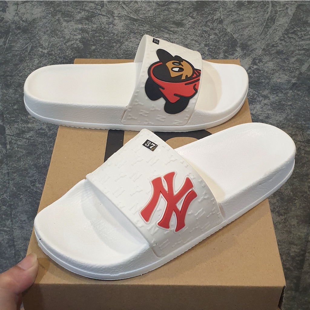 Dép quai ngang nữ NY-Mickey bản mới 2022 - dép nữ mùa hè hot trend Hàn Quốc