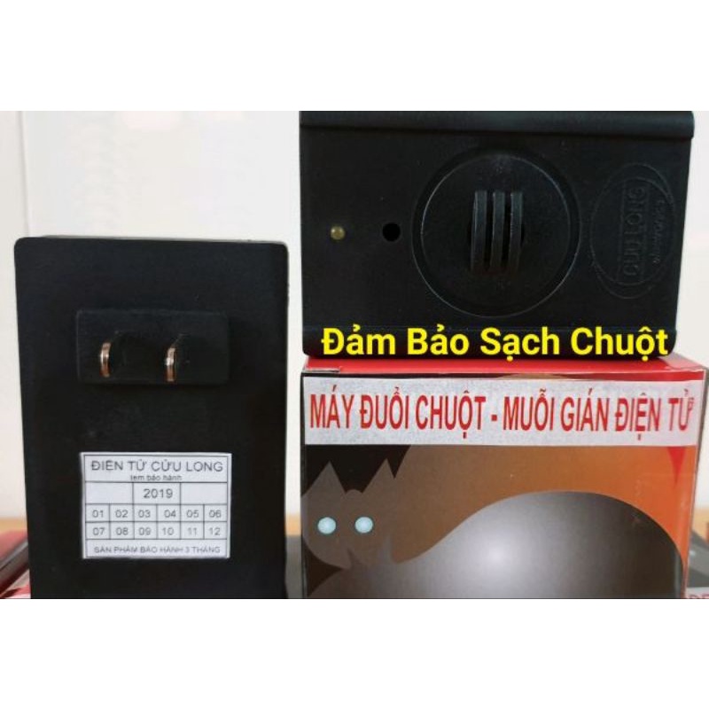 Thiết bị Cửu Long đuổi chuột -gián-muỗi dùng sóng siêu âm an toàn hiệu quả chất lượng cao dùng công nghệ mỹ