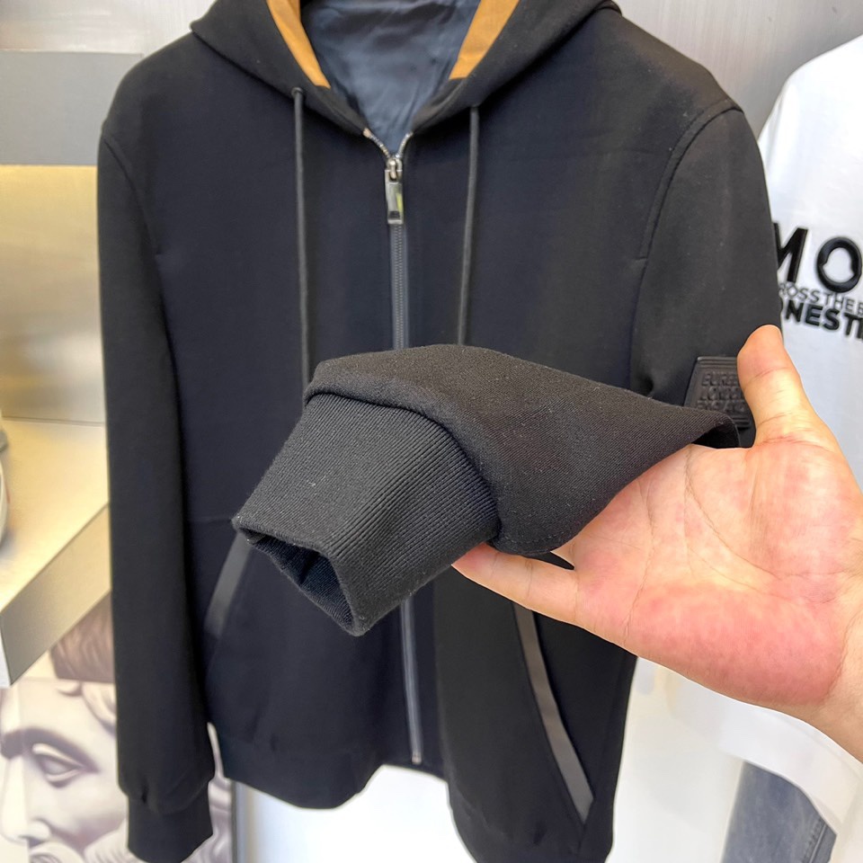 Áo khoác nỉ nam cao cấp Burberry BBR kiểu dáng trẻ trung, năng động