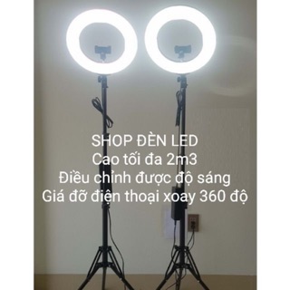 Bộ Đèn Live Stream Size 36cm [Hàng cao cấp 4 màu đèn cực sáng]