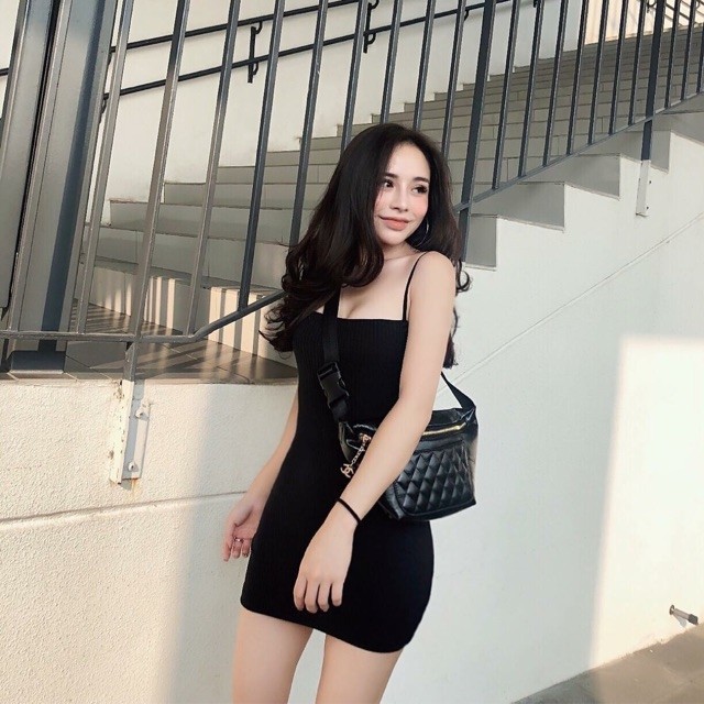 đầm body hai dây sexy váy body sexy | BigBuy360 - bigbuy360.vn