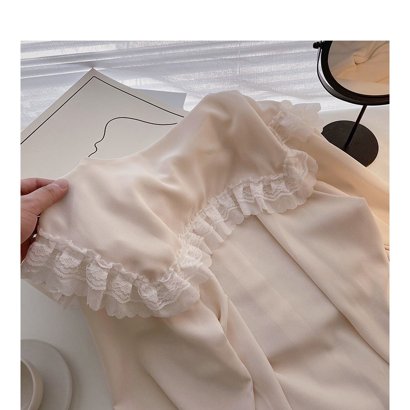Hàng Mới Về Áo Sơ Mi Dài Tay Dáng Rộng Thêu Hình Baju Wanita Lengan Panjang Hàng Mới Dành Cho Bạn Nữ
