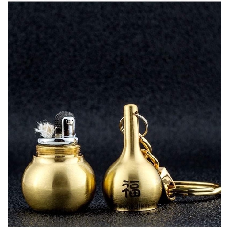 [Re Nhat Shopee)Móc Khóa Hồ Lô Đồng Đa Năng, Mồi lư.ả, quett