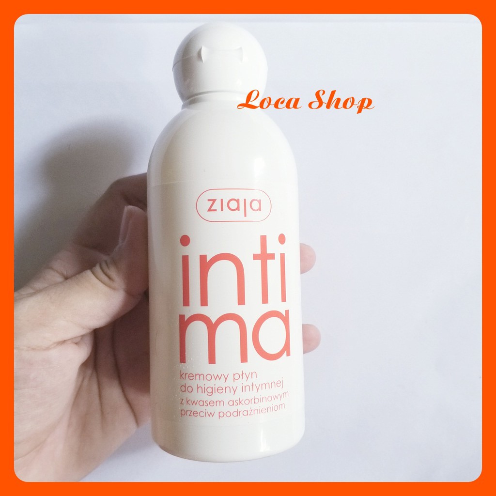 Dung dịch vệ sinh Intima Ziaja màu cam - Chống viêm 200ml