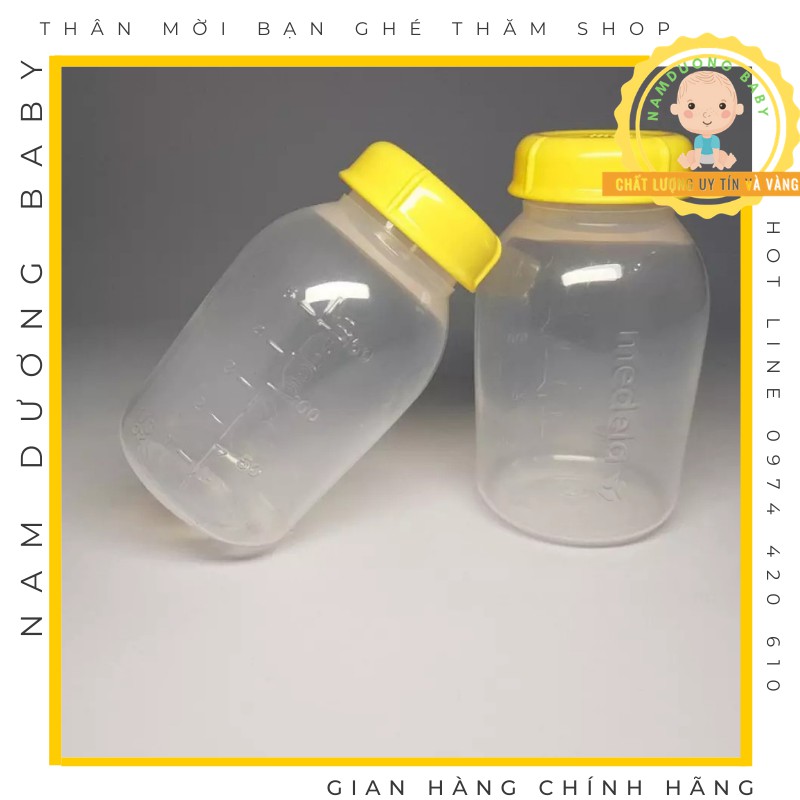 Bình Sữa 150ml Hàng Chính Hãng, Mới 100% Dùng Trữ Sữa, Hút Sữa Cho Các Dòng Máy Hút Sữa