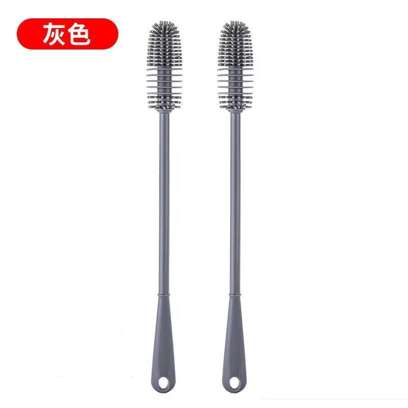 Cọ Rửa Ly Bằng silicone Tay Cầm Dài Tiện Lợi