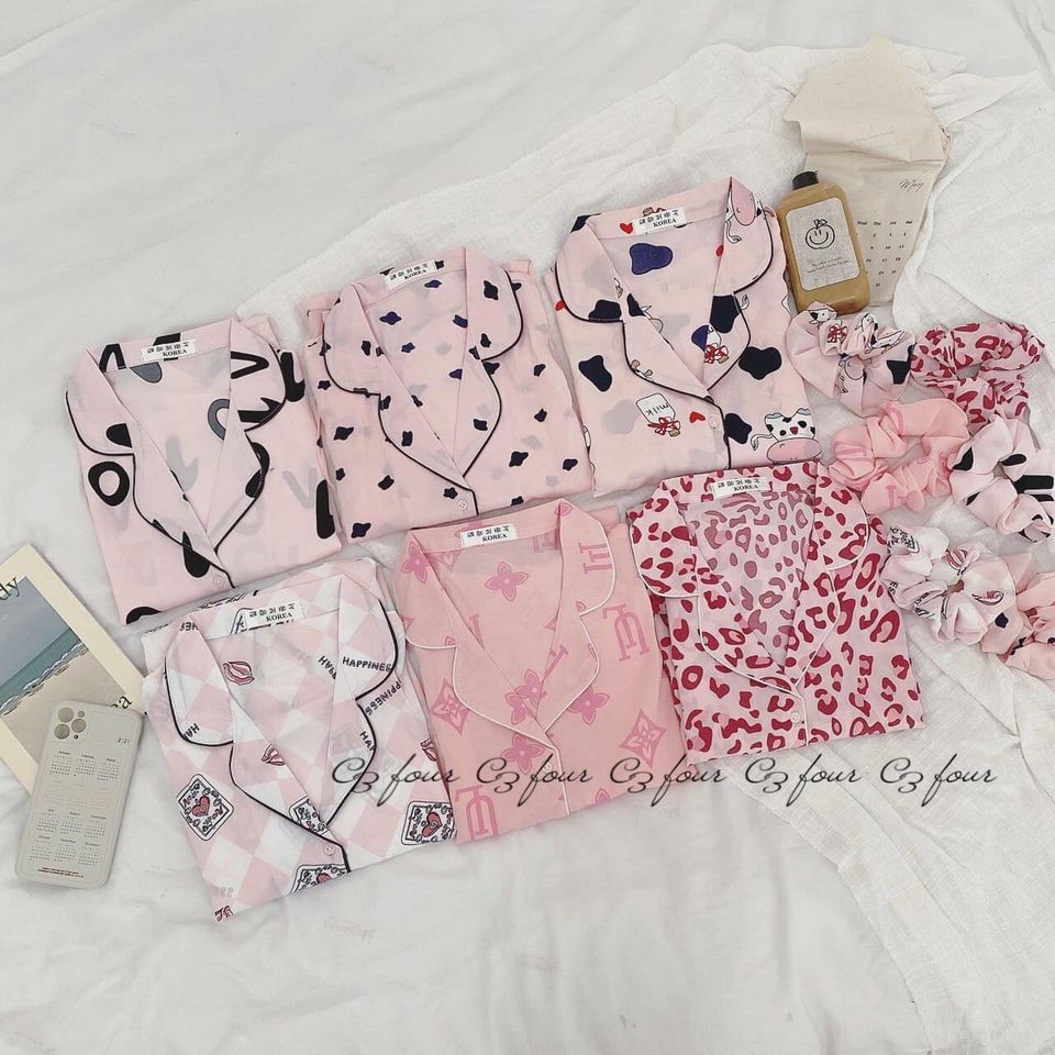 Đồ ngủ mango mặc nhà kèm cột tóc best xinh xắn [order] | BigBuy360 - bigbuy360.vn