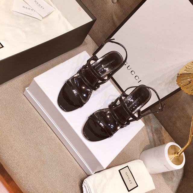SANDAL NỮ DÂY NHỎ GÓT VUÔNG CAO 7P