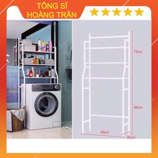 Kệ sau máy giặt, 3 tầng bằg kim loại bền đẹp