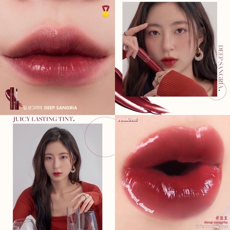 [NEW] màu mới 26,27 Son rom&amp;nd JUICY LASTING TINT mới 2021