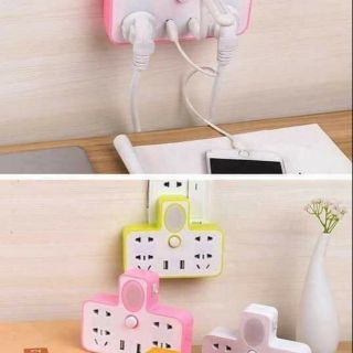 Ổ cắm điện có đèn ngủ và cổng USB