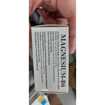 Magnesium B6  - Phòng ngừa chứng bồn chồn, hồi hộp, run