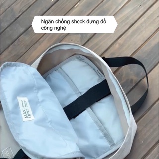Balo Basic “DAILY Backpack” thêu logo vải dù trượt nước