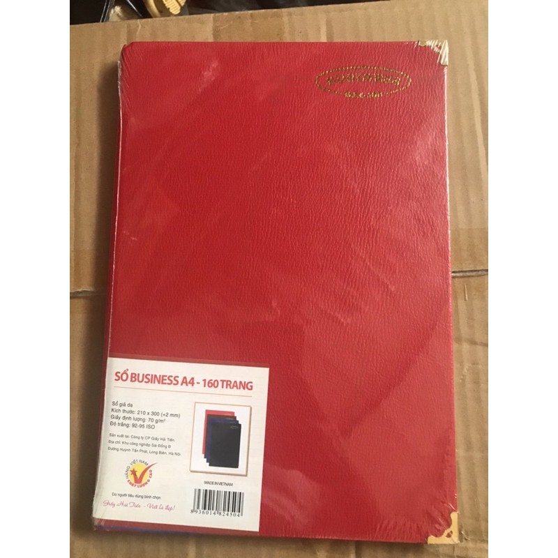 SỔ DA GHI CHÉP A4 400Trang HẢI TIẾN