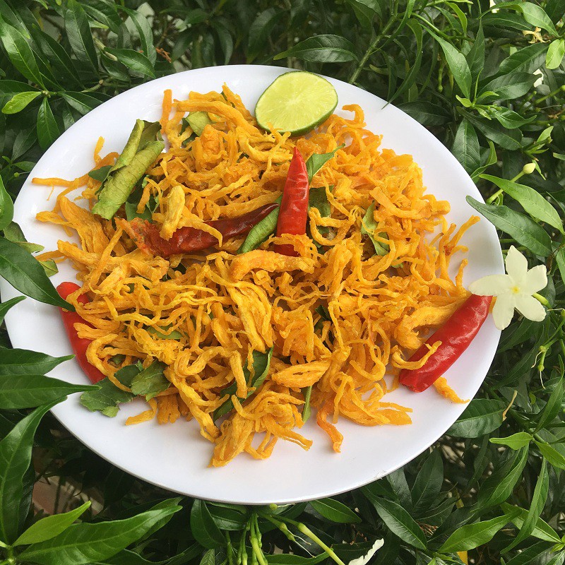 100Gram | Khô Gà Lá Chanh Thượng Hạng Siêu Ngon | BigBuy360 - bigbuy360.vn
