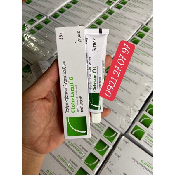 Tuýp kem nám Clobetamil G LOẠI BỎ nám tàn nhang Thái Lan 25gr