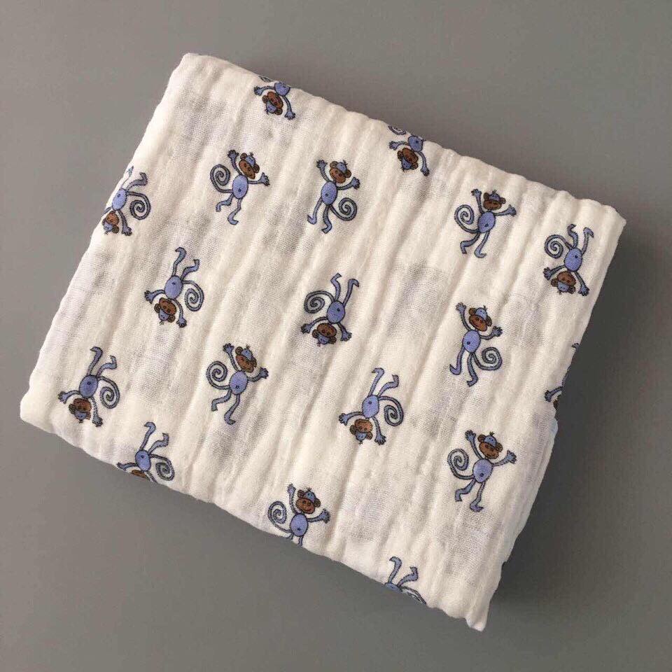 Khăn xô Muslin Swaddle organic cotton