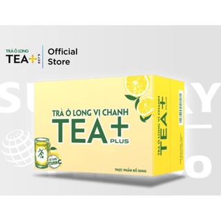 Lốc 6 chai trà ô long vị chanh tea+