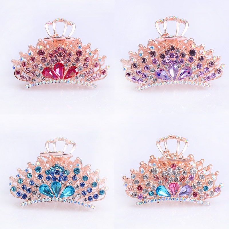 Băng Đô Cài Tóc Bằng Kim Loại Đính Ngọc Trai Đơn Giản