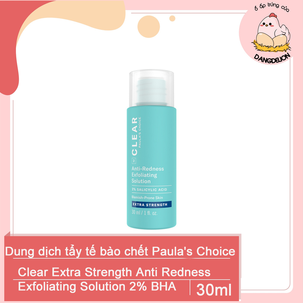 Dung dịch tẩy tế bào chết Paula's Choice Clear Extra Strength Anti Redness Exfoliating Solution 2% BHA 30ml