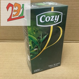 Hộp 20 Túi Trả Nhúng Cozy Trà xanh 40g
