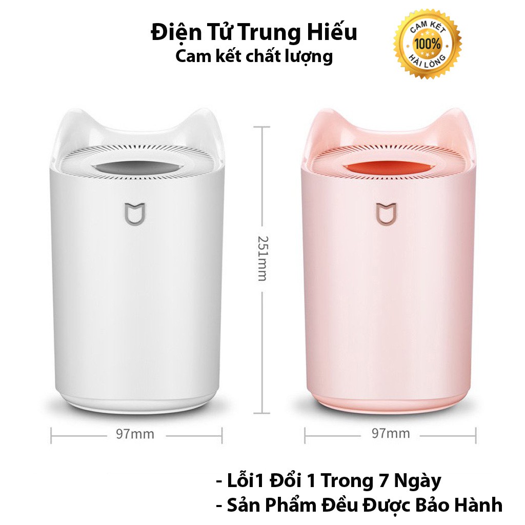 [ KỊCH SÀN ] Máy Phun Sương K7 Có Đèn Led Đổi Màu Kiêm Đèn Xông Tinh Dầu Siêu To Dung Tích 3L Tạo Độ Ẩm Nhanh