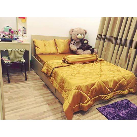 Mền lụa mềm mịn cao cấp Ánh Sao ( hàng loại 1), mền chần bông mỏng 1m8 x 2m