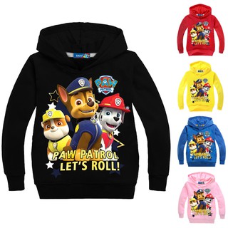 Paw Patrol Áo Hoodie In Hình Hoạt Hình Đáng Yêu Cho Bé Trai