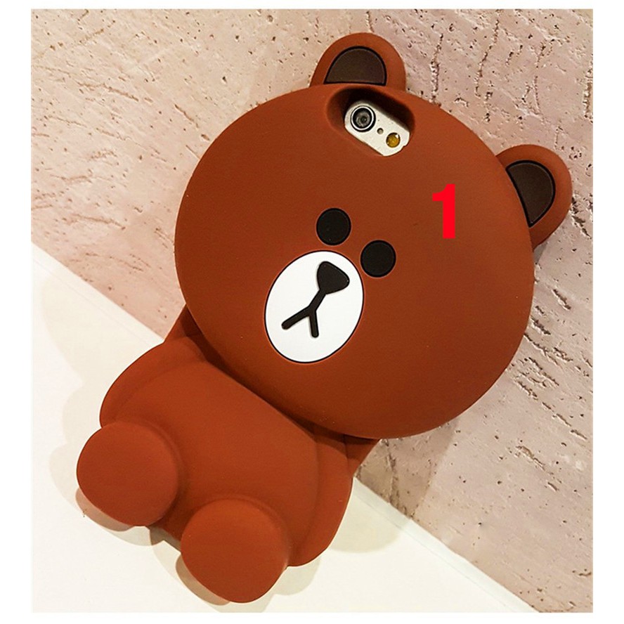 Ốp Lưng Mềm In Hình Gấu Brown Hàn Quốc Cho Huawei Nova 7 Pro Se 6 5 4 3 3i Honor 10 30 Lite Play 3 4t 8x 9x Pro P40 Pro X10 9a 8a