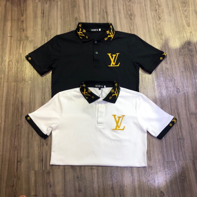 Áo thun cổ trụ thêu logo nổi bật hàng bao chất(chất liệu thun cotton 100%) | BigBuy360 - bigbuy360.vn