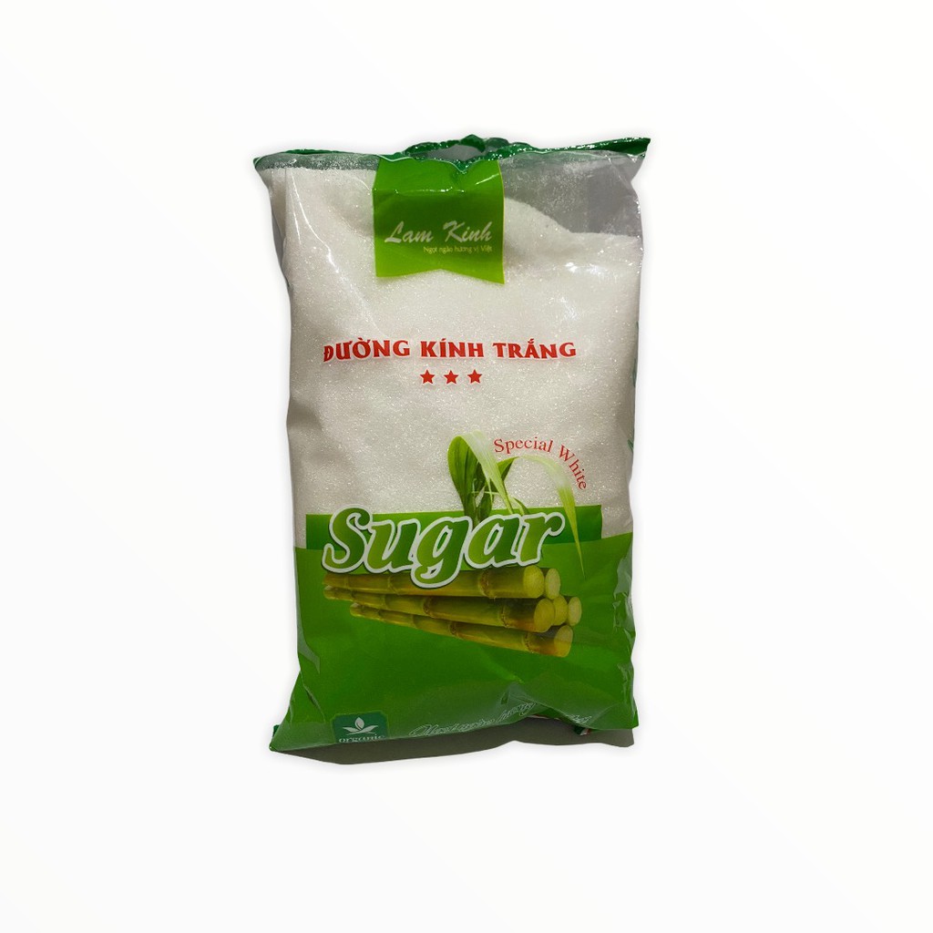 Túi 1kg Đường Kính Trắng/Vàng Xuất Khẩu Lam Kinh