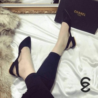 Sandal da lộn quai sau siêu đẹp Ullzangg