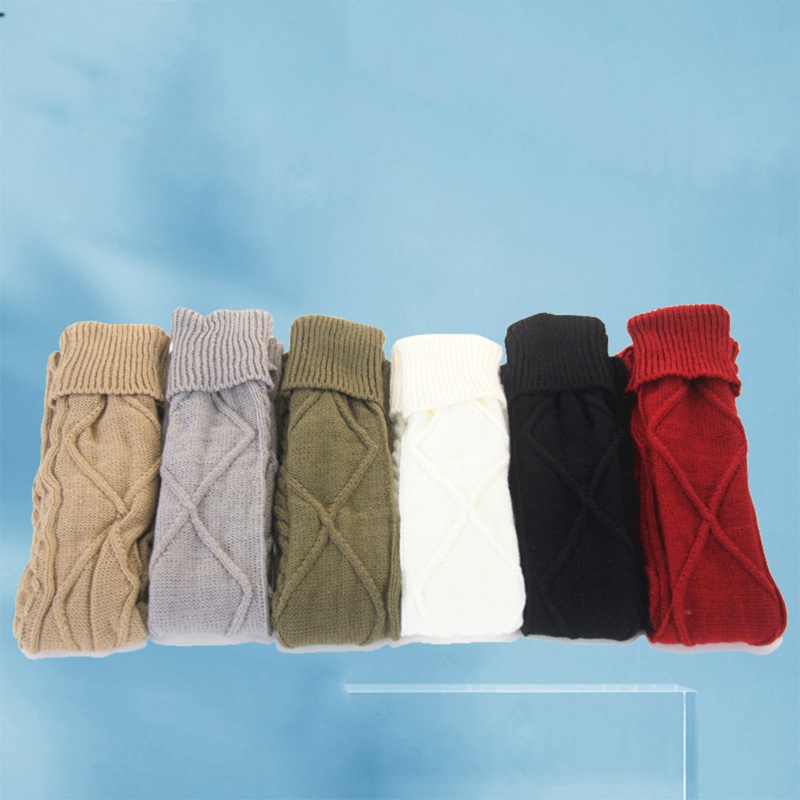 Tất Dệt Kim Dài Qua Gối Màu Trơn Họa Tiết Kim Cương Xinh Xắn Cho Nữ