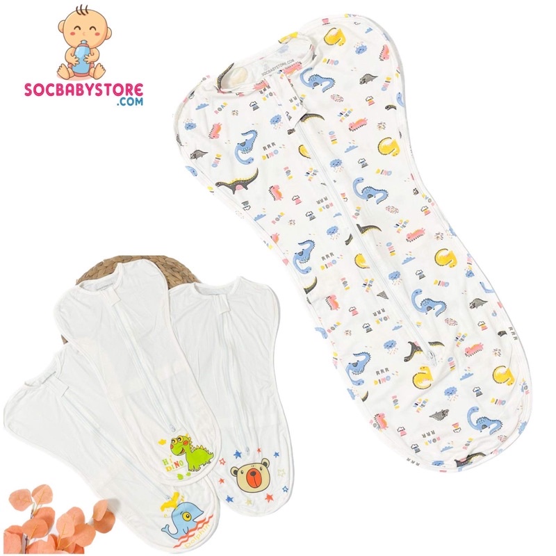 Túi ngủ / nhộng chũn vải sợi tre THT ( Sóc baby Store)
