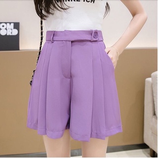 Quần Short Cạp Cao Xếp Ly M206