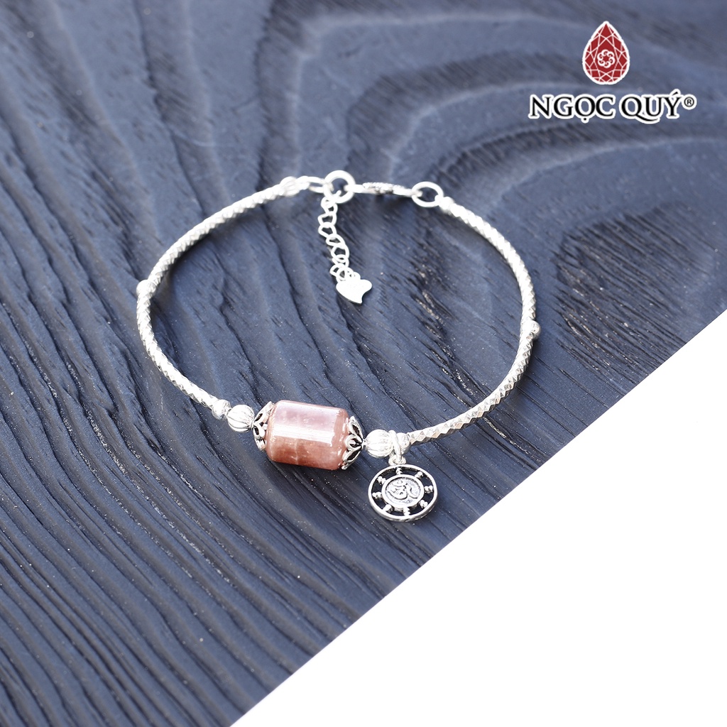 Vòng tay bạc lu thống đào hoa - Ngọc Quý