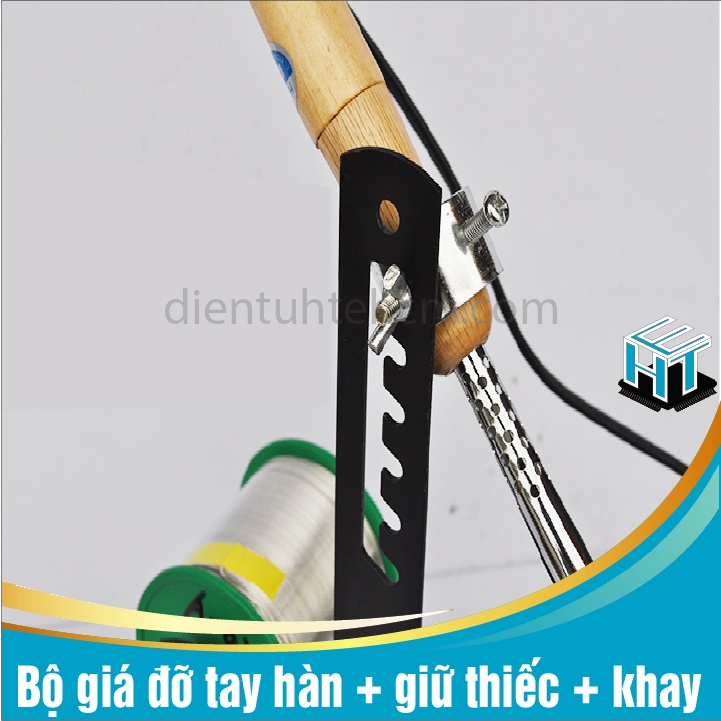 Bộ giá đỡ tay hàn + giữ cuộn thiếc + khay Model 212 loại tốt