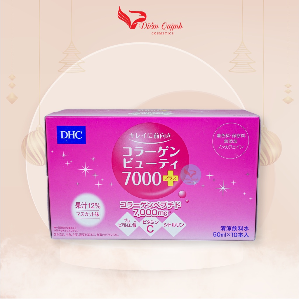 Nước uống Collagen DHC Beauty 7000 Plus Nhật Bản (10 chai x 50ml)