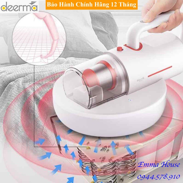 [Hàng Chính Hãng] Máy Hút Bụi Không Dây Đa Năng DEERMA CM1900 2in1 Diệt 99,9% Vi Khuẩn Bằng Tia UV - BH 06 Tháng