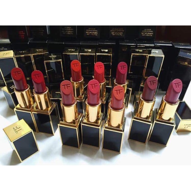 [TOM FORD] Tomford Son Tom Ford (Tomford TF) Màu 16 SCARLET ROUGE, 16 SCARLET ROUGE SCENTED, 07 RUBY RUSH, 06 FLAME - 3g