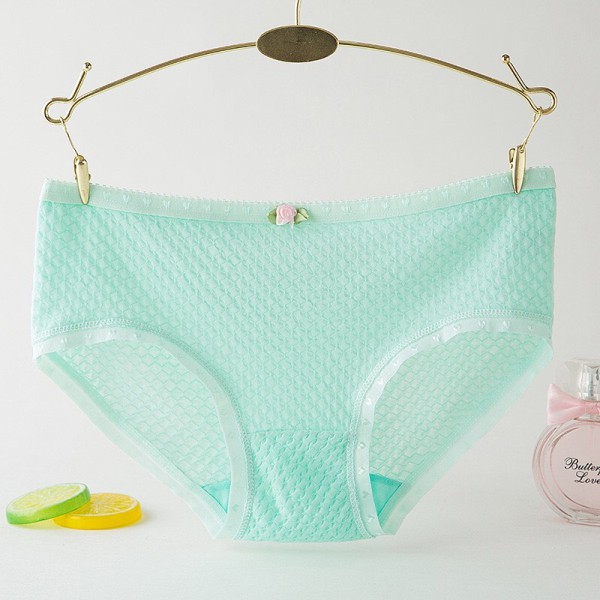 Quần Lót Nữ Cotton thông hơi thoáng mát đính nơ đáng yêu quyến rũ mẫu 9040 | BigBuy360 - bigbuy360.vn